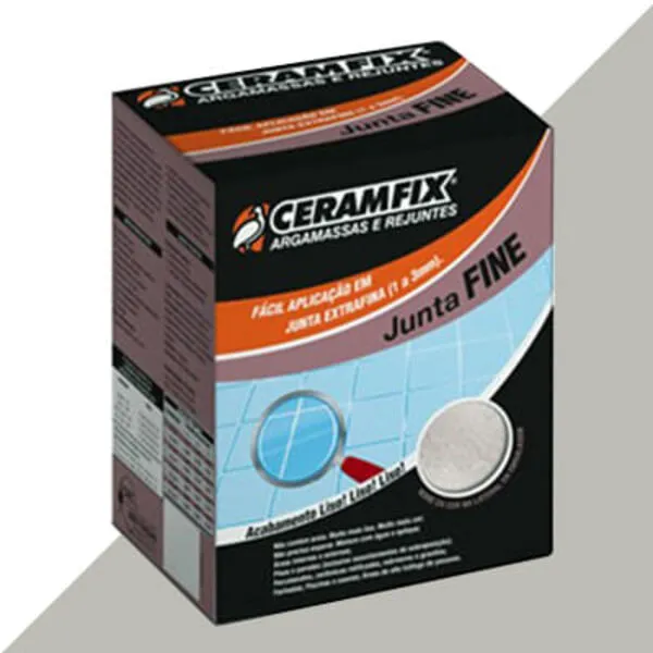 REJUNTE JUNTA FINE O ORIGINAL CINZA 1KG CERAMFIX