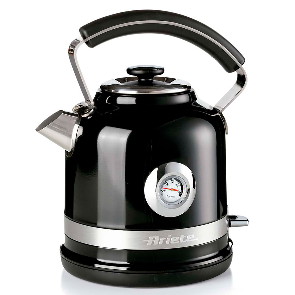Chaleira Elétrica Ariete Moderna Preta com Base 360 Graus 1,7L - 2854