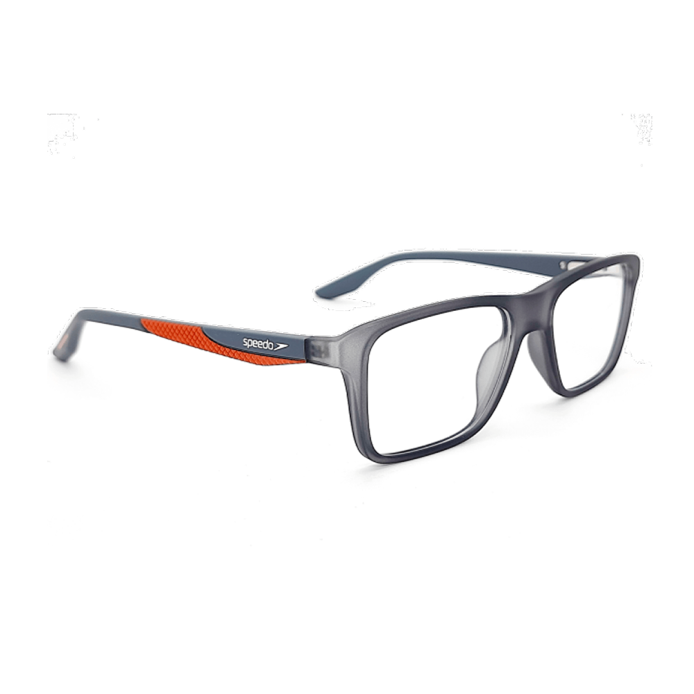 Foto 2 de Armação para Óculos de Grau Infantil Speedo SPK4025 Cinza Cristal Fosco
