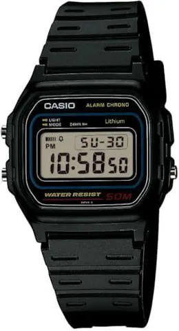 Relógio digital Casio W59-1V preto