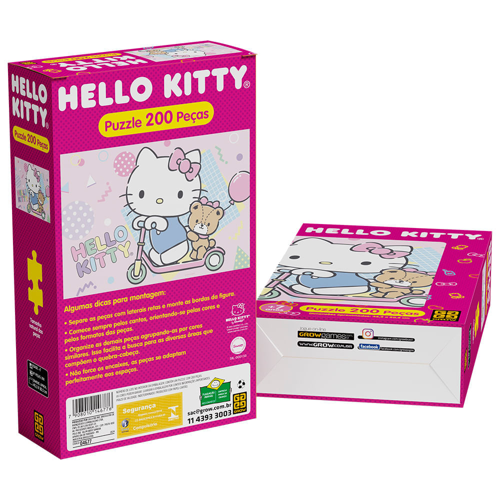 Foto 2 de Quebra-cabeça 200 peças Hello Kitty
