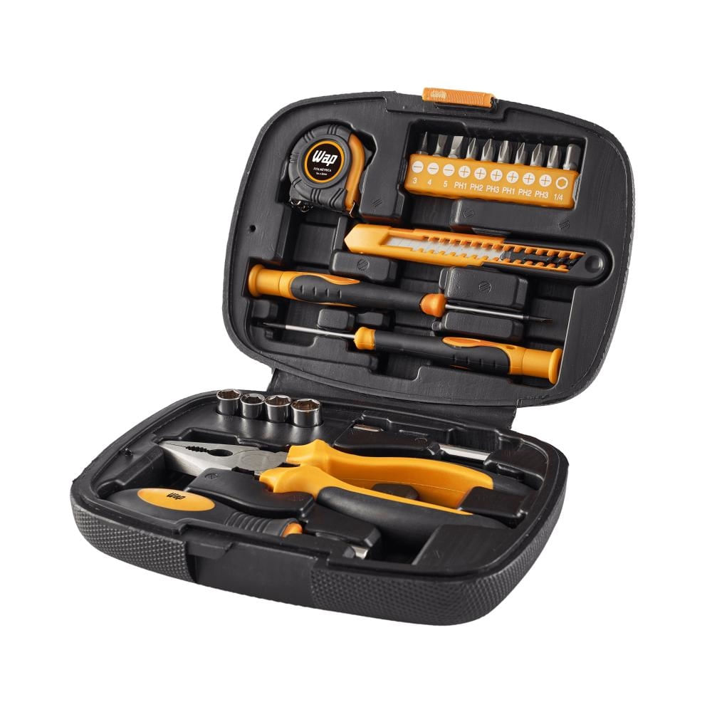 Kit de Ferramentas com 21 peças WAP MKF21 amarelo