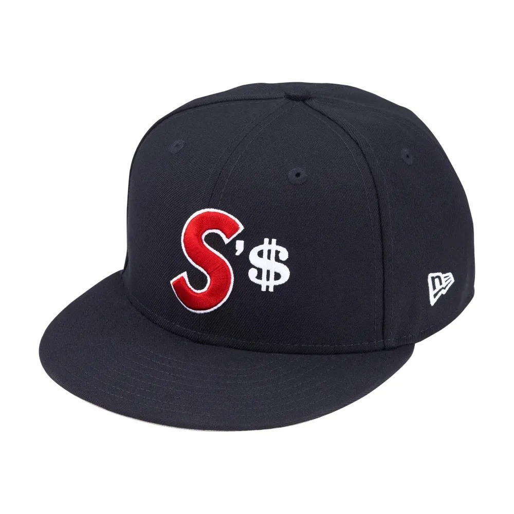 New Era x Supreme Boné Money S Logo Navy FW26-W4 — Único, Novo