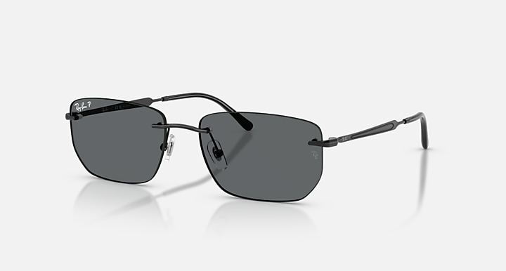 Ray-Ban Óculos De Sol Rb3768 Polarizado - Quadro Preto Lente Cinza 56-17