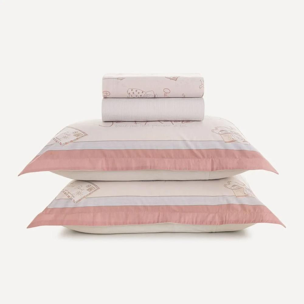 Jogo de Cama Casal Karsten Infantil Jolie 220x250cm 100% Algodão