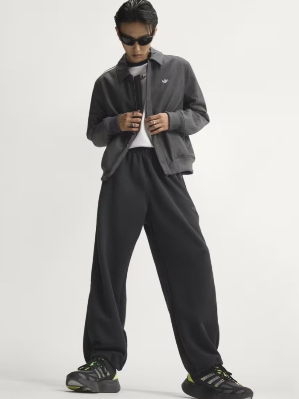 Calça adidas Cutline Open Hem Pants Black — P / M / G / XG, Novo