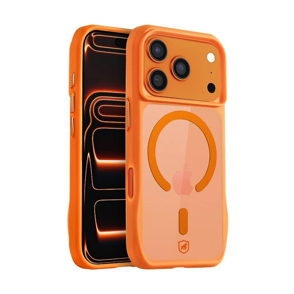 Capa para iPhone 18 Pro Max - Octacore Magsafe - Laranja - Gshield