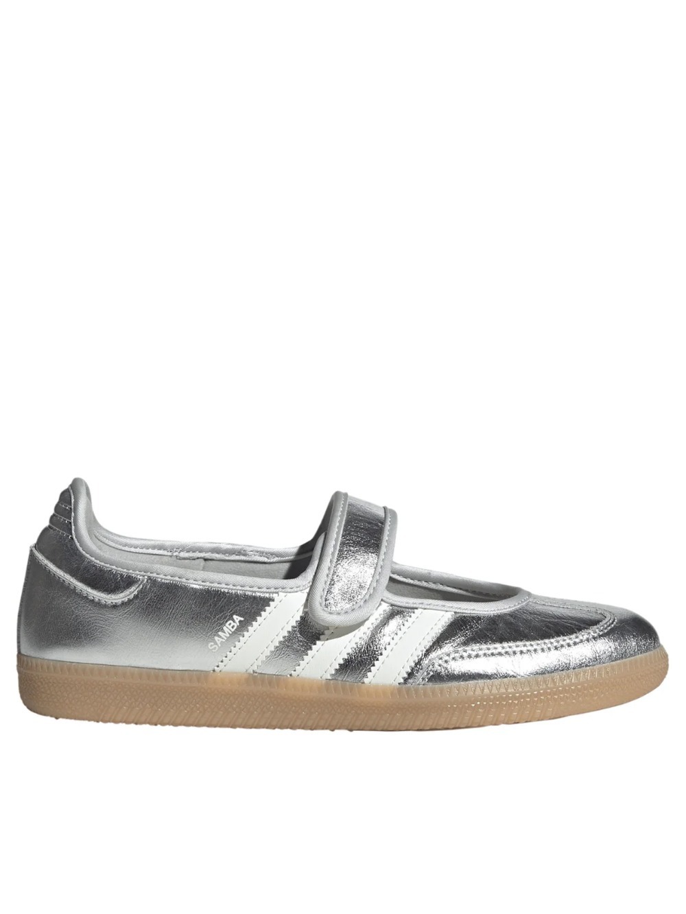 adidas Samba Jane Silver Metallic Off White Gum — 34 / 35 / 36 / 37 / 38 / 39, Novo
