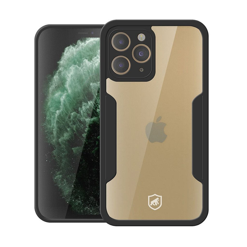 Foto 3 de Capa 360 para iPhone 12 Pro Max - Preta - Frente e Verso - Gshield
