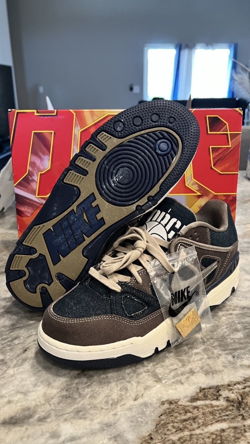 Levi's x Nigo x Nike Air Force 3 Low SP Enigma Stone — 41 / 42 / 42.5 / 43, Novo