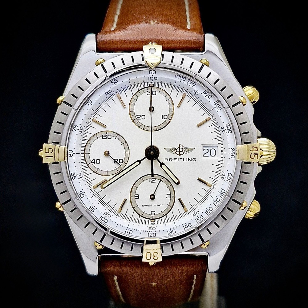 Relógio Breitling Chronomat Chronograph White 39mm — Único, Usado