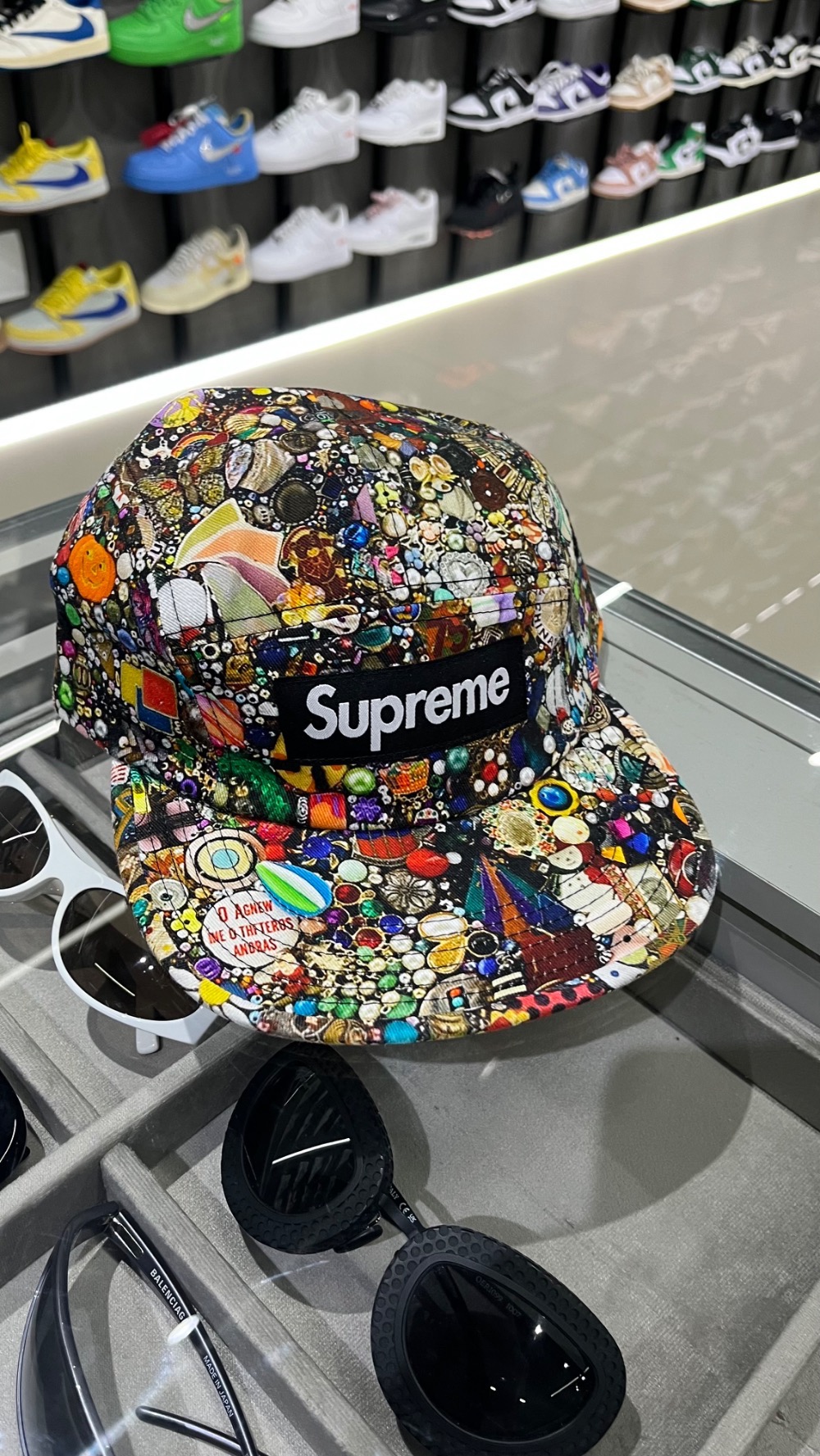 Mike Kelley x Supreme Boné Camp Cap Multicolor SS26-W8 — Único, Novo