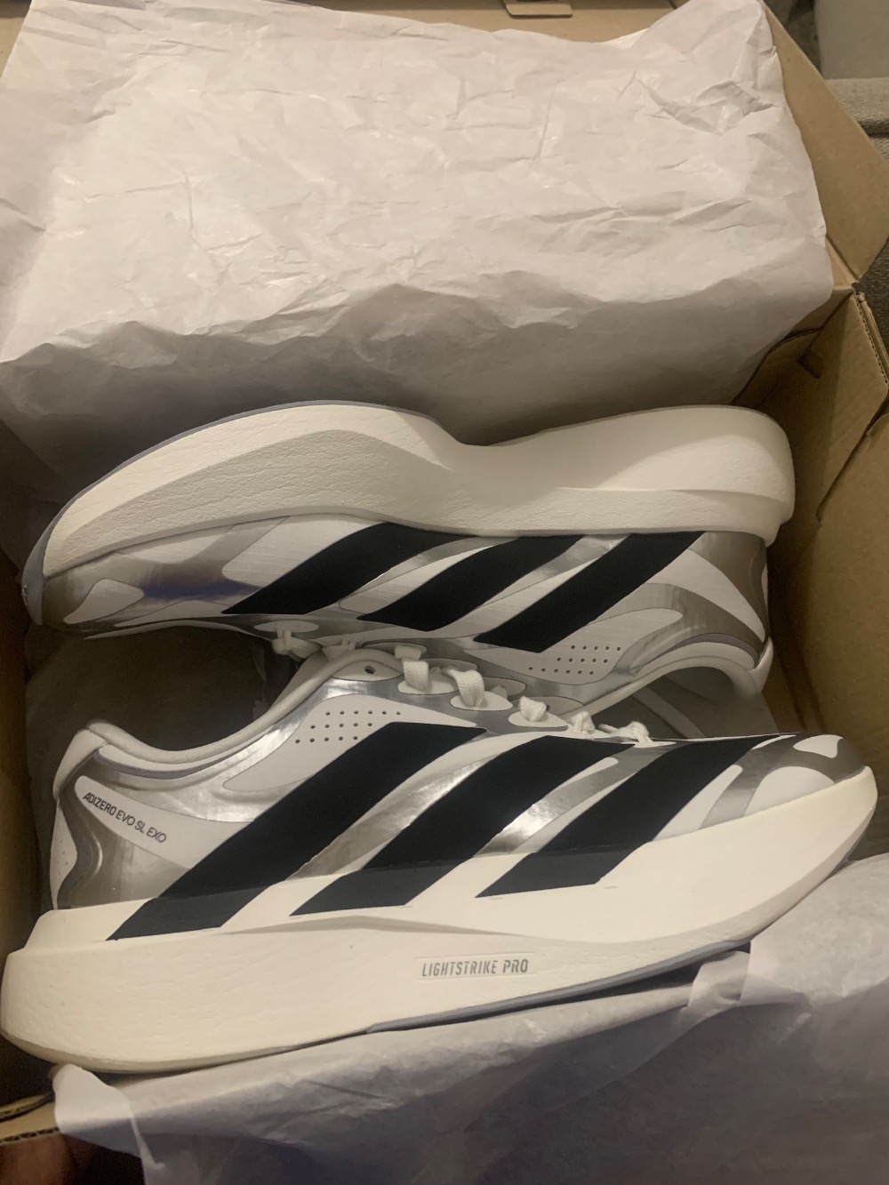 adidas Adizer EVO SL EXO Cloud White — 41, Novo