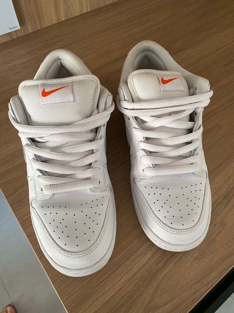 Foto 2 de Nike SB Dunk Low Pro Triple White — 42, Usado
