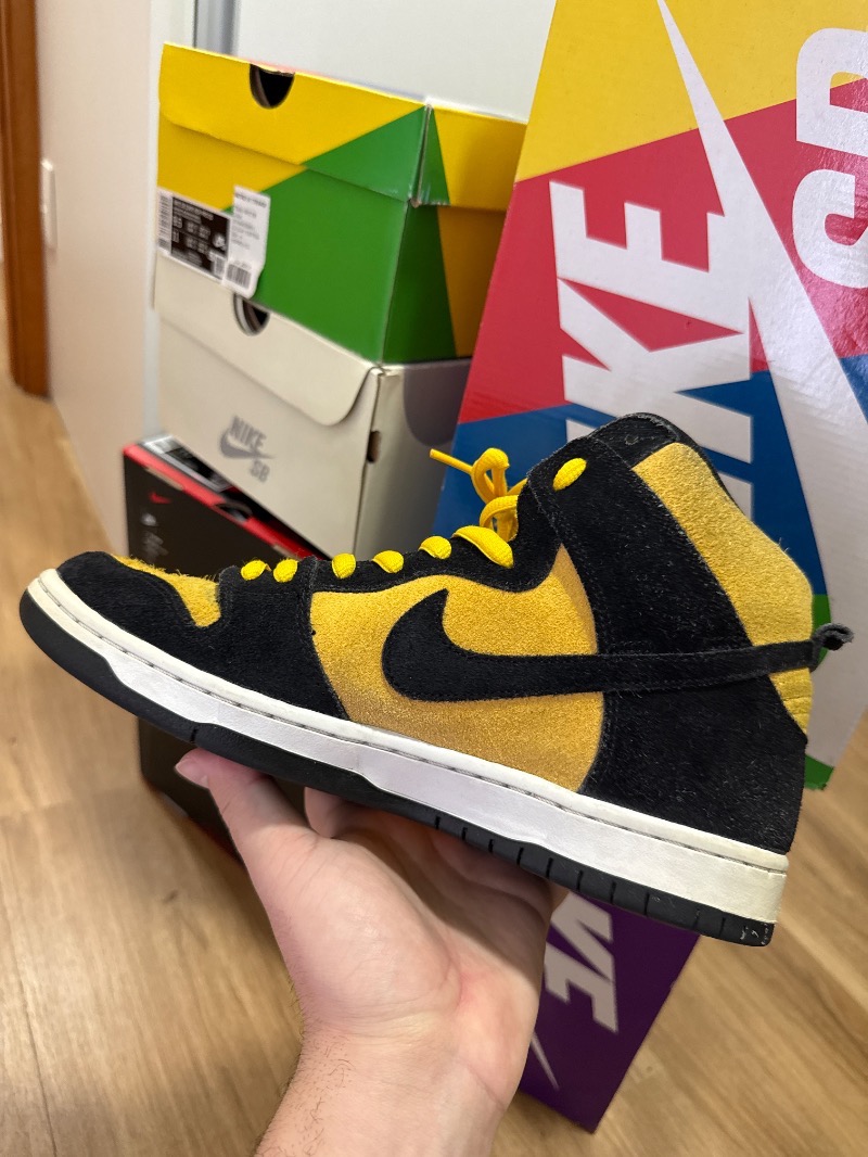 Foto 3 de Nike SB Dunk High Pro Maize and Black — 41, Usado