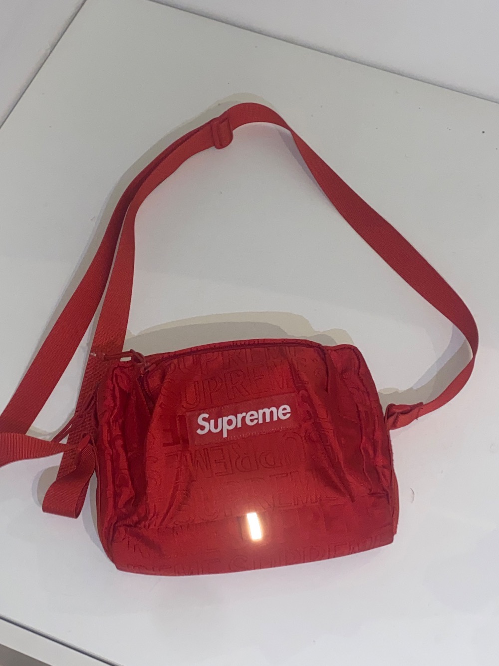Shoulder Bag Supreme Red SS19 — único, Usado