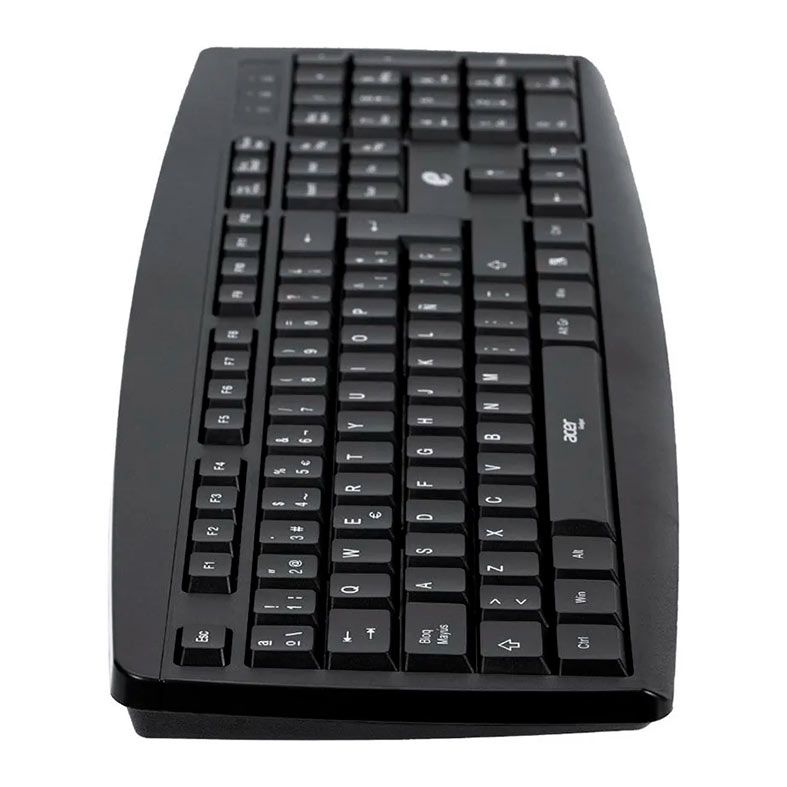 Foto 2 de Kit Teclado e Mouse Acer EAK030, ABNT2, Preto, EAK030-BK