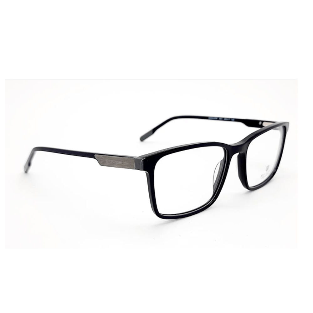 Armação para Óculos de Grau Masculino Bulget BG6426M Preto e Cinza