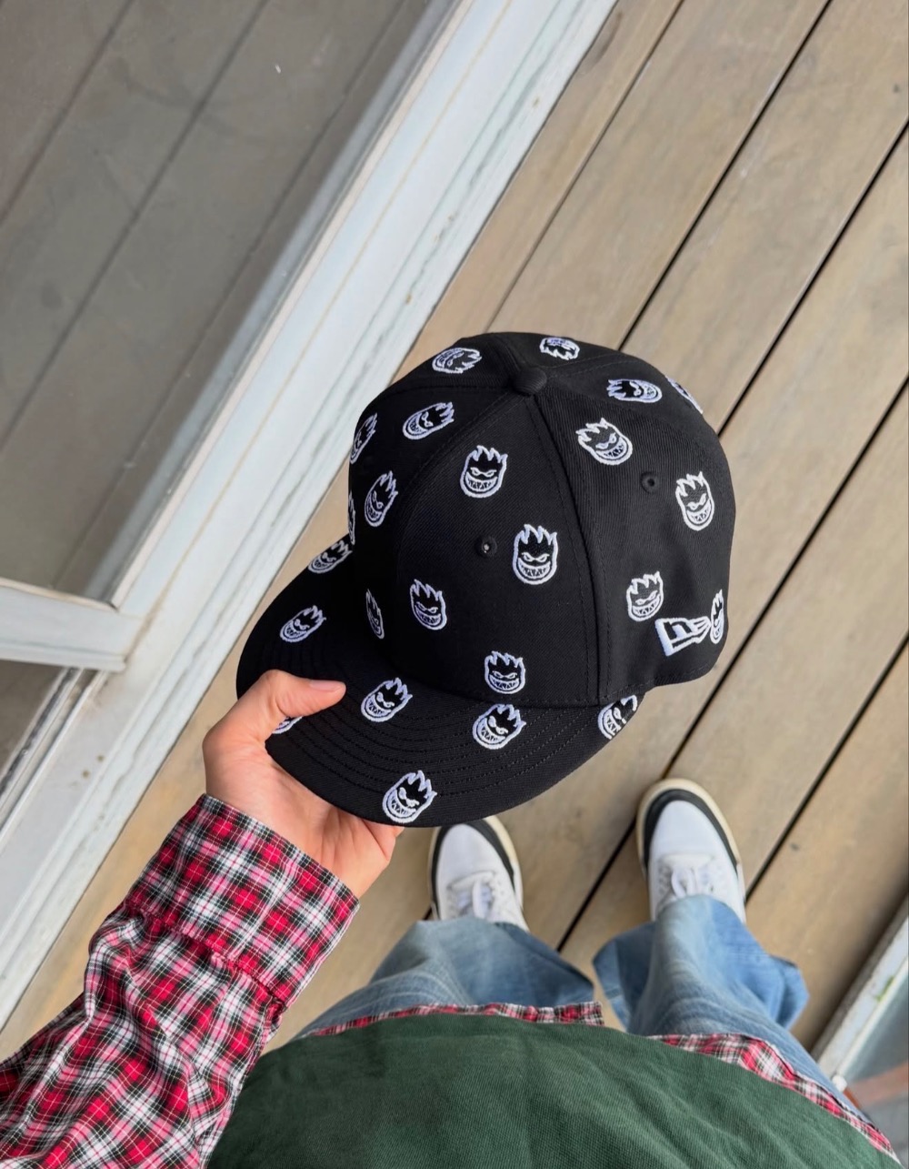 Spitfire x New Era x Supreme Boné Black SS26-W17 — 7-3/4, Novo