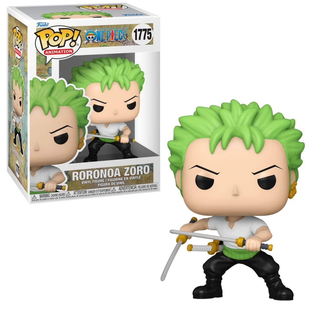 Foto 4 de Boneco Funko Pop! One Piece - Zoro com Duas Espadas com Chase