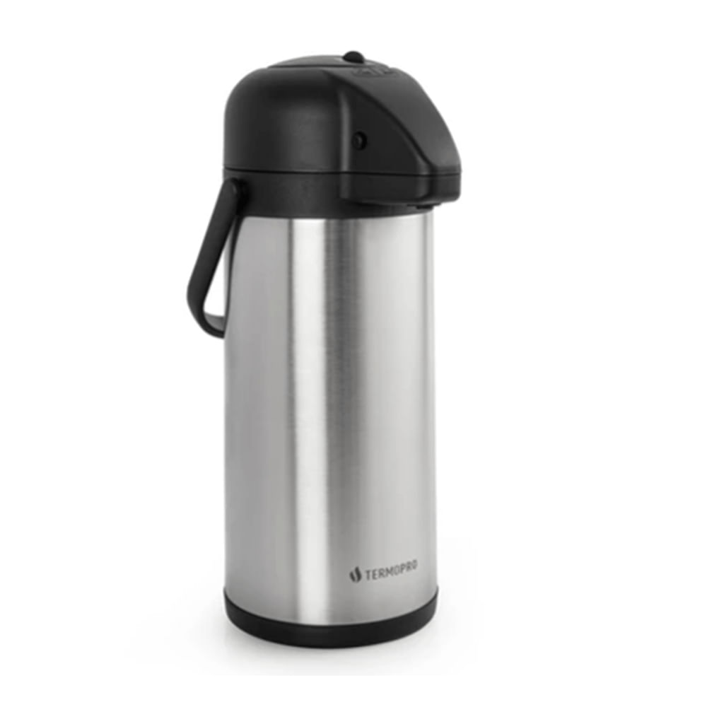 Garrafa Térmica Pressão Em Inox 3 Litros - Termopro