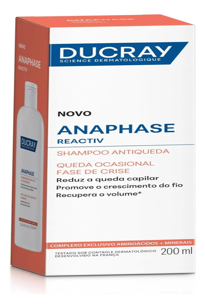 Ducray Anaphase Reactiv Shampoo Antiqueda 200ml