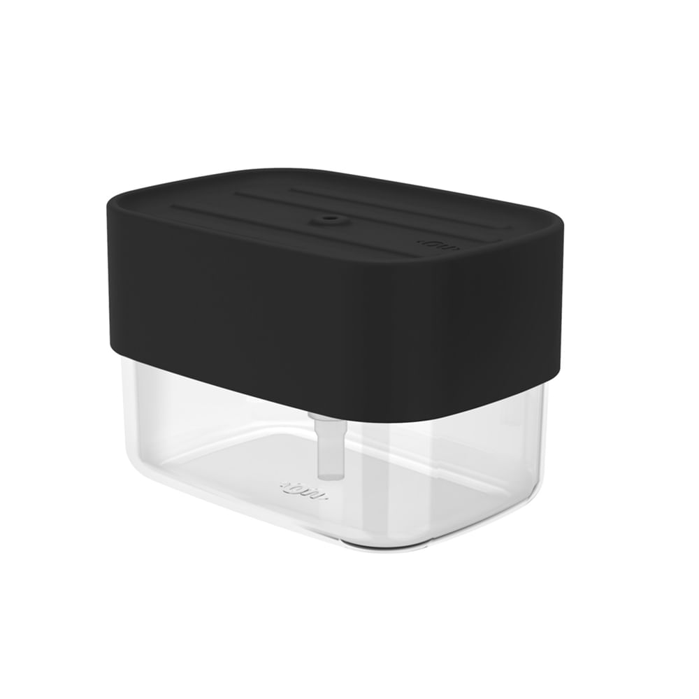 Porta Detergente E Esponja Preto Trium - Ou