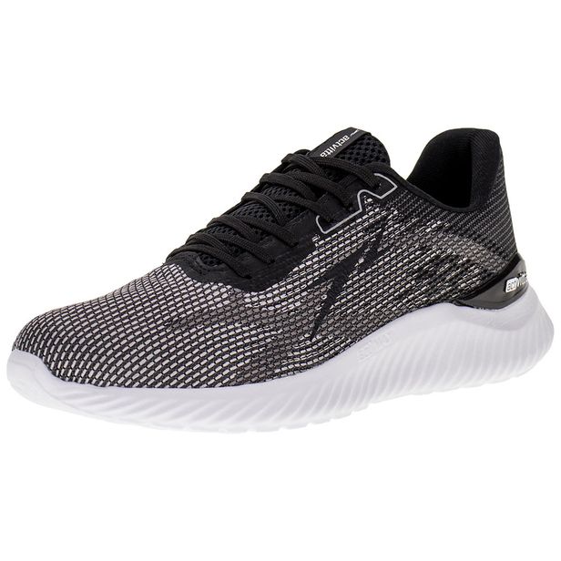 Tênis Masculino Actvitta - 4901125 PRETO/CINZA 39