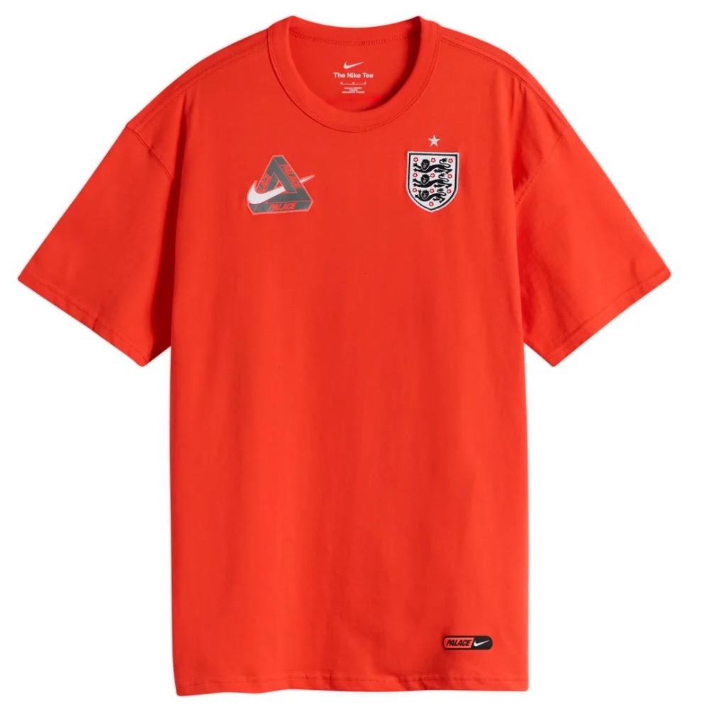 England x Palace x Nike Camiseta LT Crimson — M, Novo