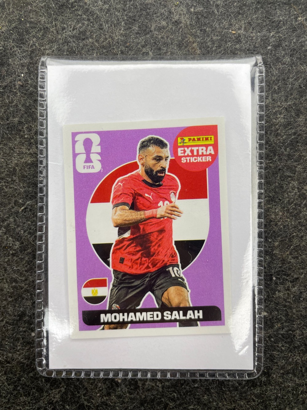 Figurinha Panini Mohamed Salah Legend Roxo FIFA World Cup 2026 — Único, Novo