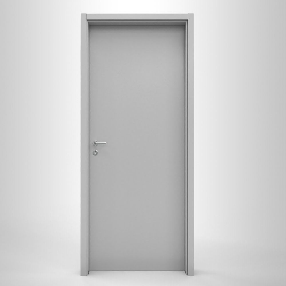 Kit Porta Pronta Eucaplac Reversível e Regulável Branco Max Eucatex 62x210cm Batente 9cm