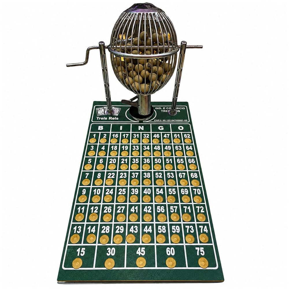 Bingo N 1 de 75 Peças Três Reis