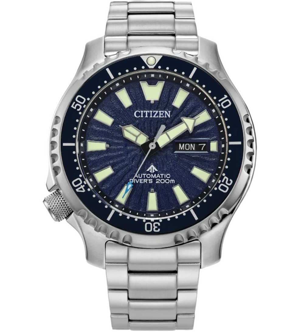 Relógio Citizen Promaster Fugu Navy 200 M 44 mm — Único, Novo