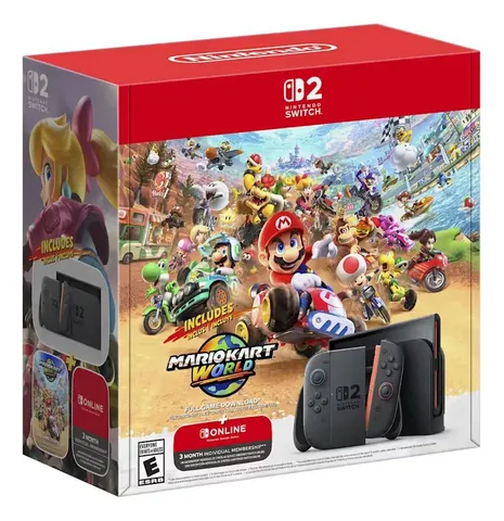 Nintendo Switch 2 + Mario Kart + 3 Meses NSO