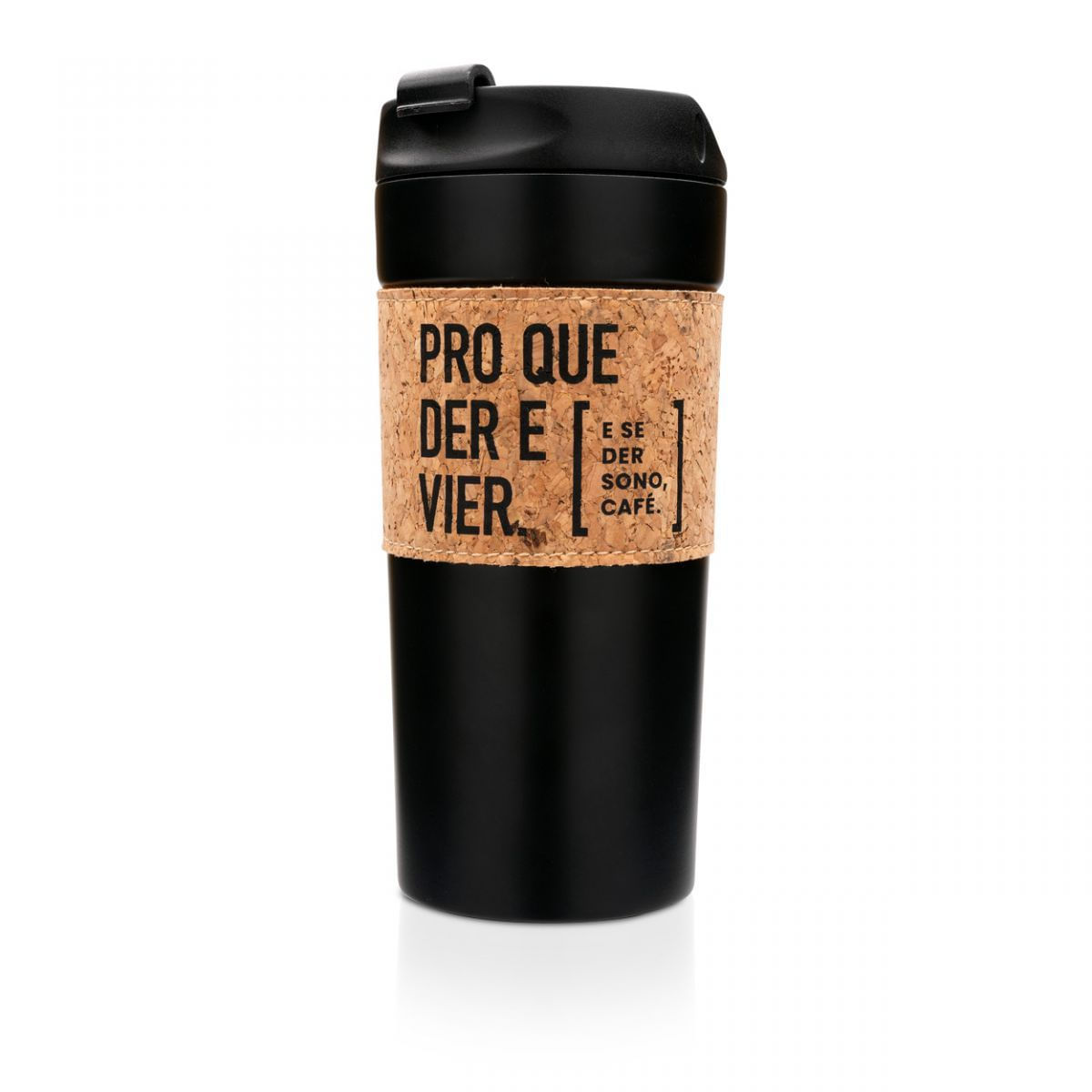 Copo Prensa Francesa Cortica Único / Preto