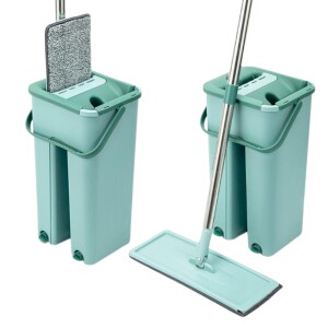 Mop com Refil e Balde Rodo Mágico