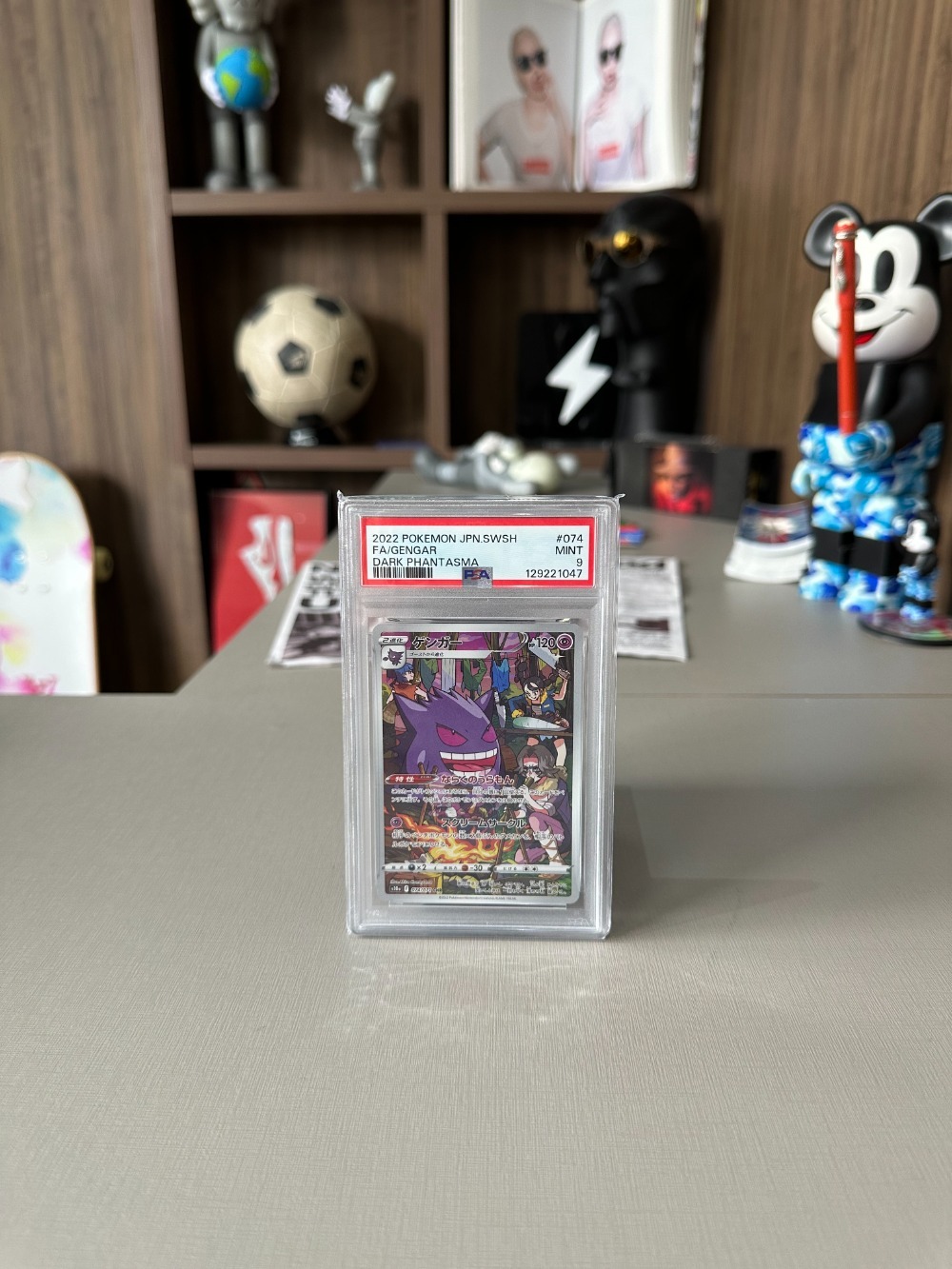 Gengar (074/071) Dark Phantasma Pokémon TCG JPN — PSA 9, Novo