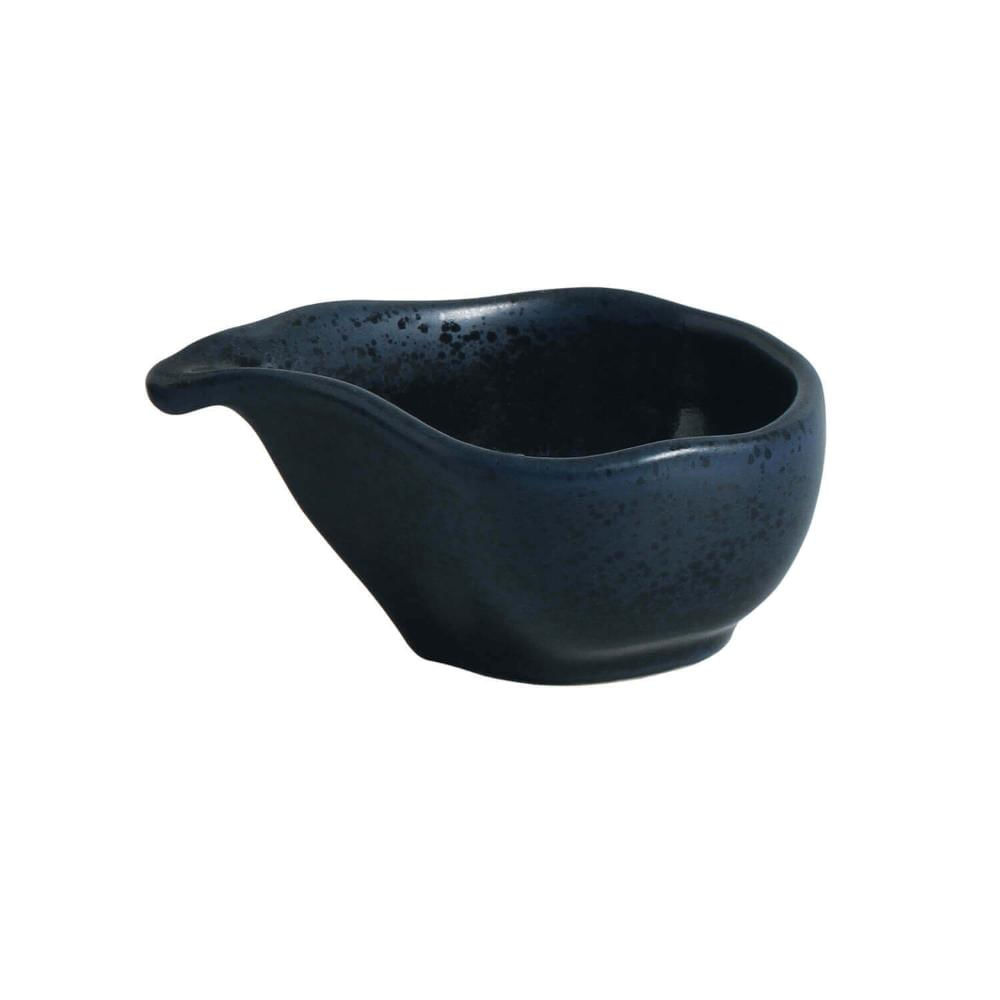 Conjunto com 6 Molheiras Oval Orgânico Night Blue 8x6cm 40ml