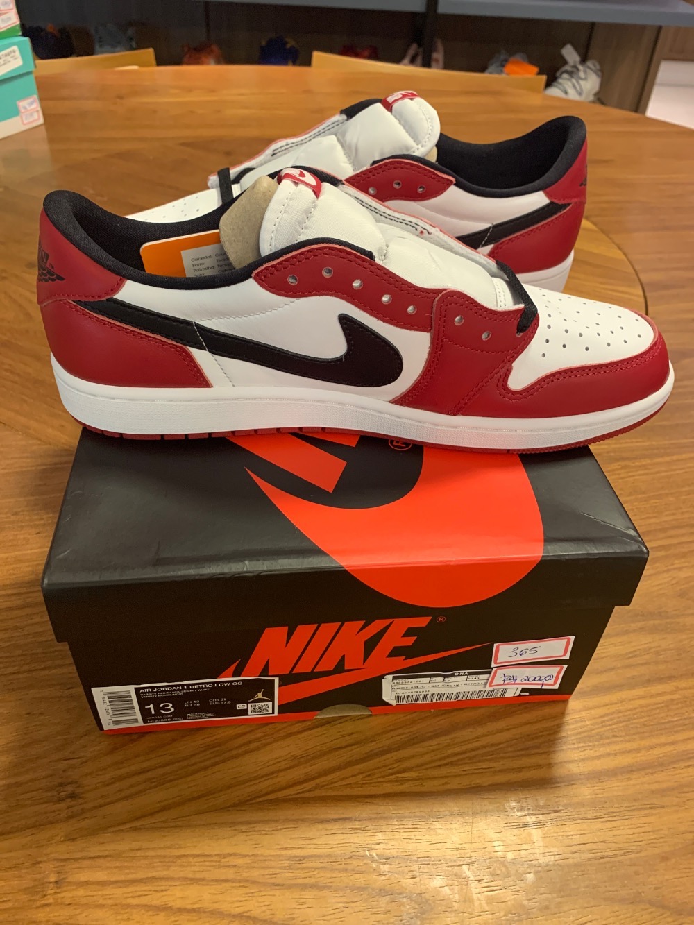 Air Jordan 1 Low OG Chicago — 46, Novo