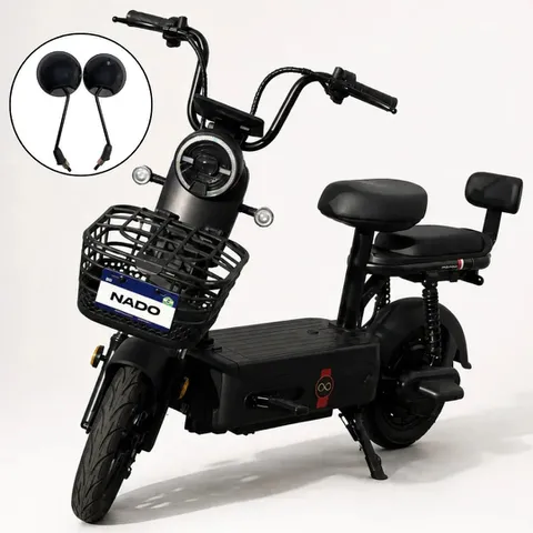 Bicicleta Elétrica Scooter 1000w 48v 24ah Preto