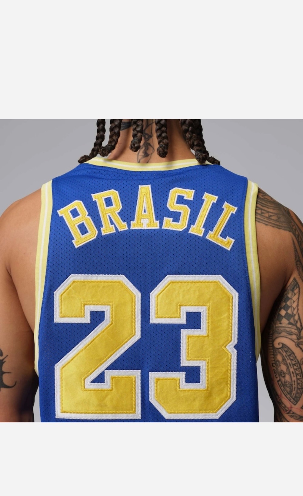 Regata Air Jordan Brasil Essentials Mesh Blue — XG, Novo
