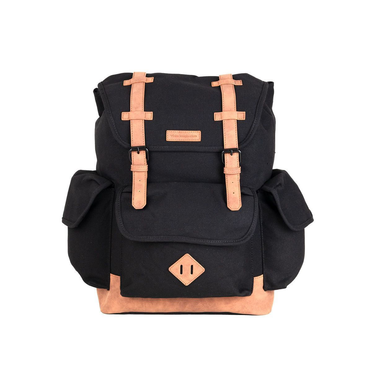Mochila Laptop Canvas Cargo Preta Único