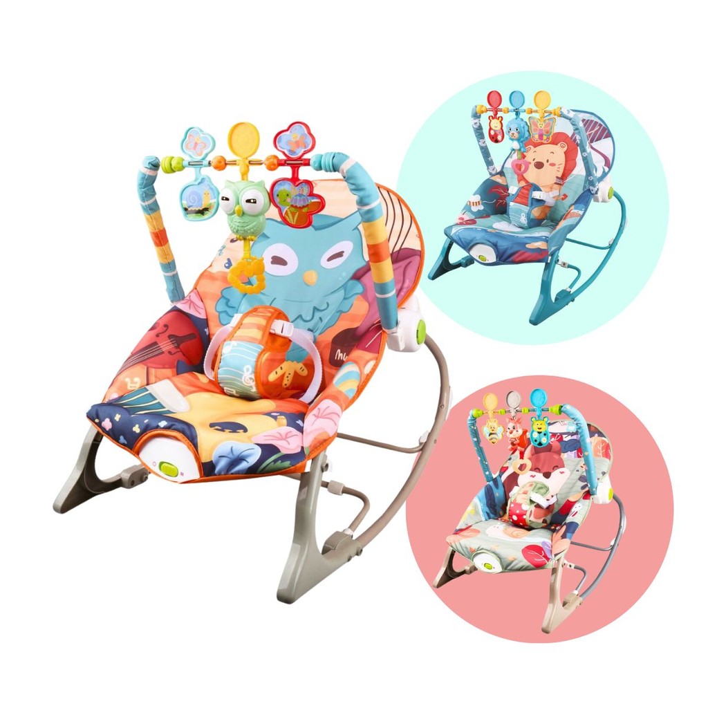 Cadeira de Descanso e Balanço Bebê Musical Funtime Maxi Baby