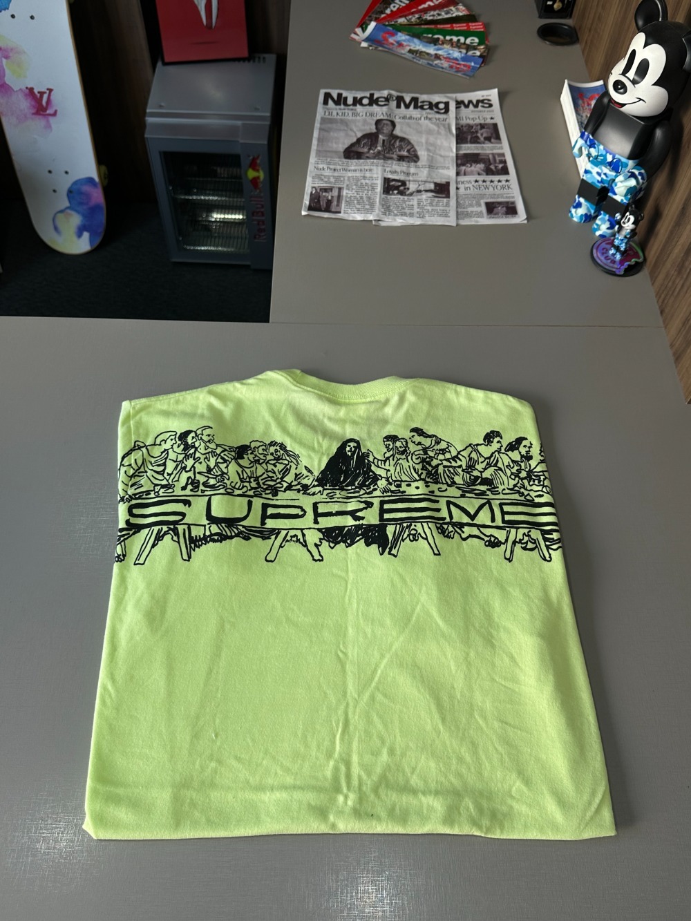 Camiseta Supreme Supper Yellow SS26-W18 — G, Novo