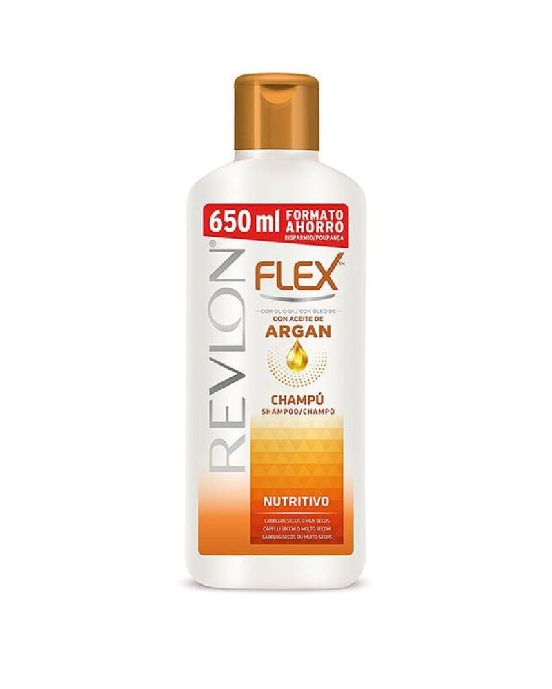 Revlon Flex Shampoo Nutritivo Com Óleo De Argan 650Ml