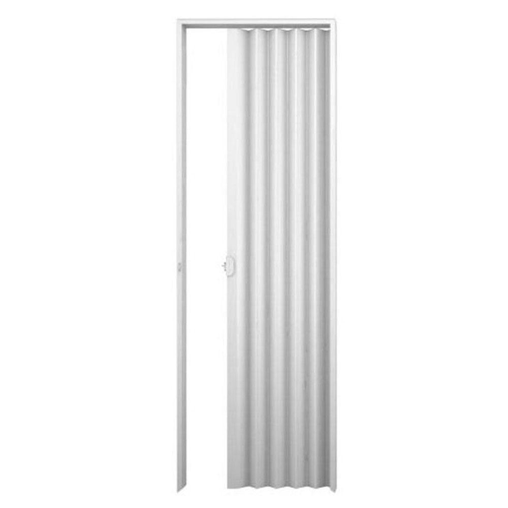 Foto 2 de Porta Sanfonada Interna Plasbil PVC Cinza, 210 x 80 cm
