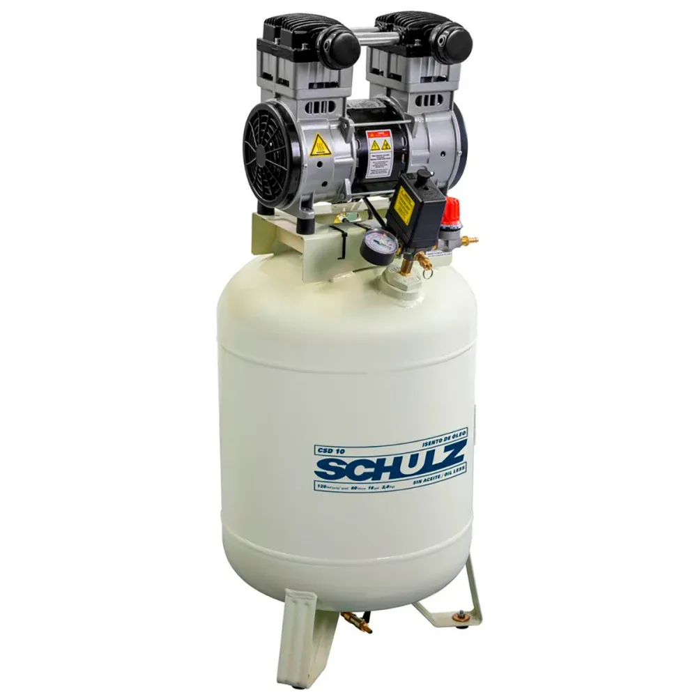 Motocompressor Isento de Oléo CSD 220V 10pcm 60L 2hp Schulz