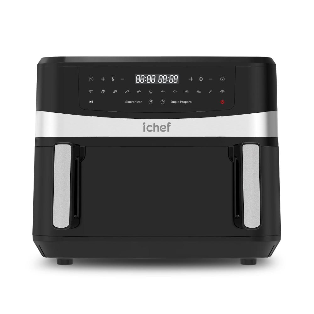 Fritadeira Elétrica Airfryer Ichef Dualzone Preto / 110