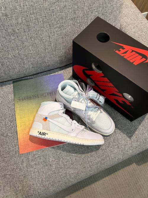 Virgil Abloh Archive x Air Jordan 1 High Retro Alaska (2026) — 43, Novo