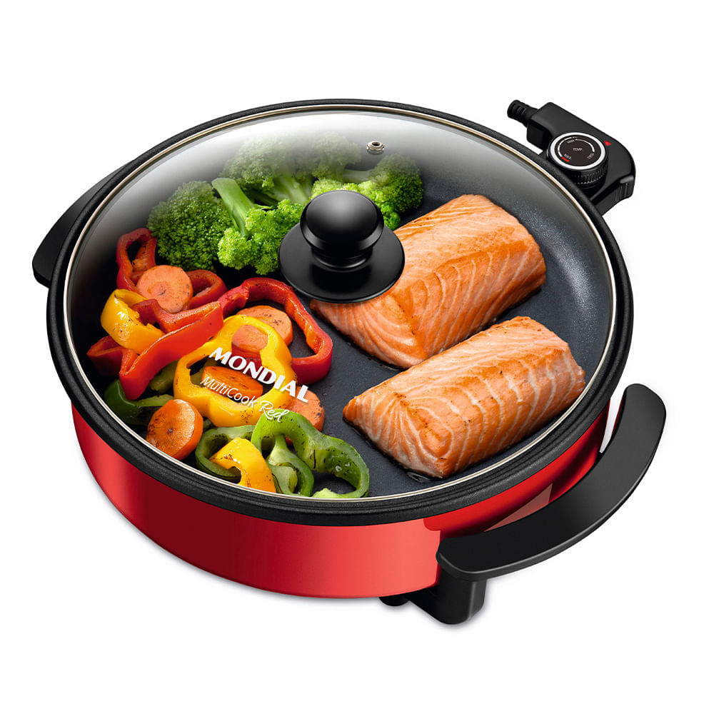 Panela Elétrica Mondial Multicook Red PE-28 110